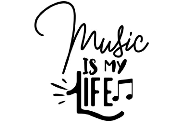 Music is My Life: A Graphic Expression of Passion for Music