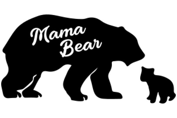 Mama Bear and Cub: A Silhouette Story of Family and Protection