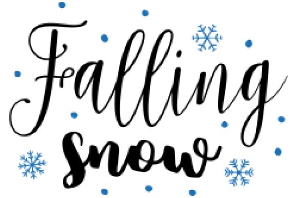 Winter's Greeting: A Festive Message of Falling Snow