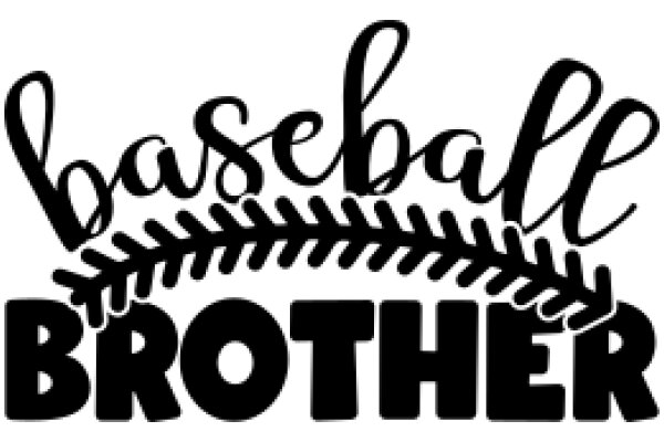 Baseball Brother: A Graphic Design Showcasing the Bond Between Two Passionate Baseball Fans