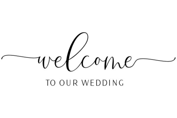 Welcome to Our Wedding: A Simple and Elegant Sign