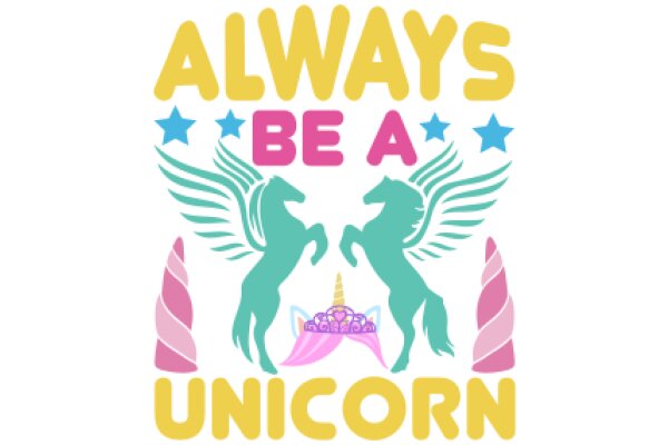 Always Be a Unicorn: A Motivational Poster