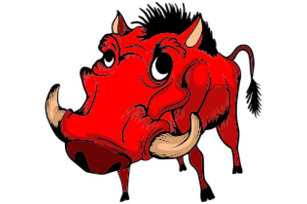 The Red Minotaur: A Cartoon Character