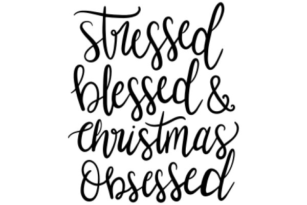 Stressed, Blessed, Christmas Obsessed