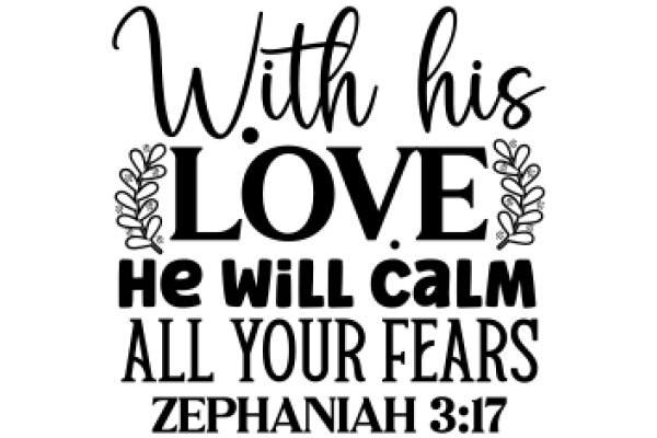 With His Love, He Will Calm All Your Fears: Zechariah 3:17