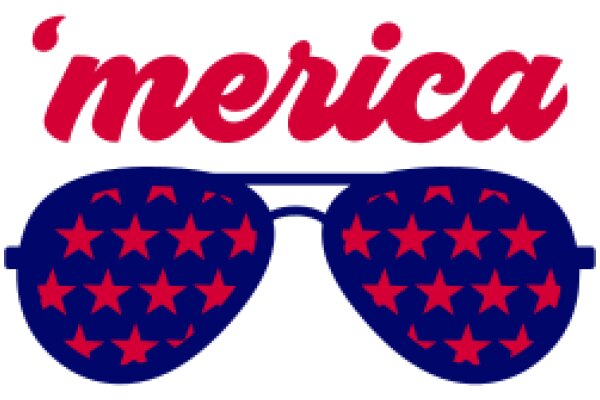 Stylish 'America' Sunglasses with a Patriotic Twist