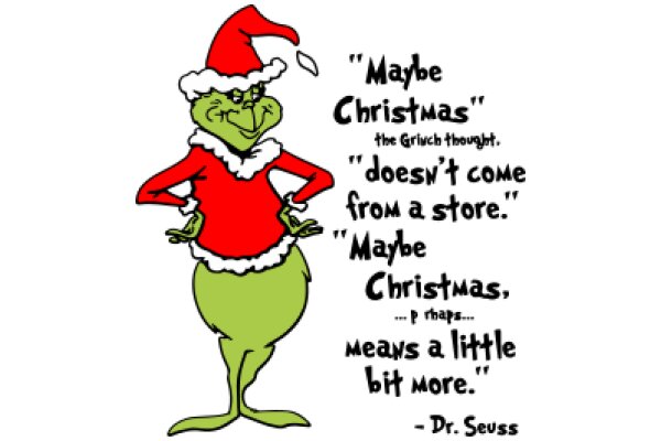 A Festive Quote from Dr. Seuss: The Grinch's Christmas Wish