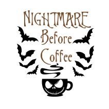 Nightmare Before Coffee: A Halloween-themed coffee mug