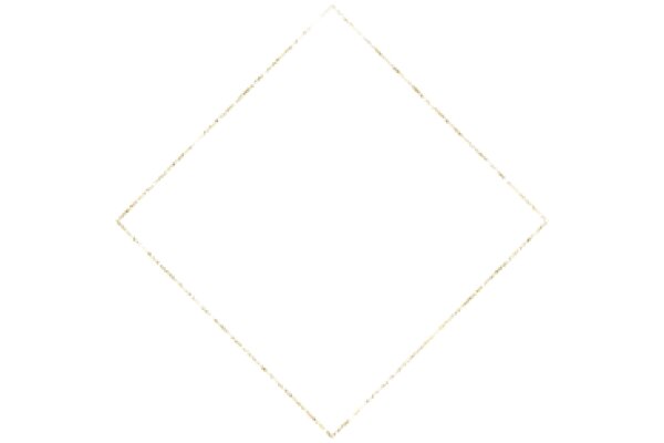 A Solid Gold Line Against a White Background