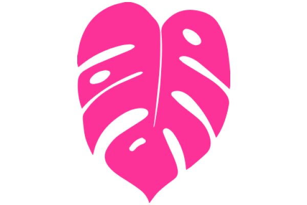 Vibrant Pink Heart Shape Design