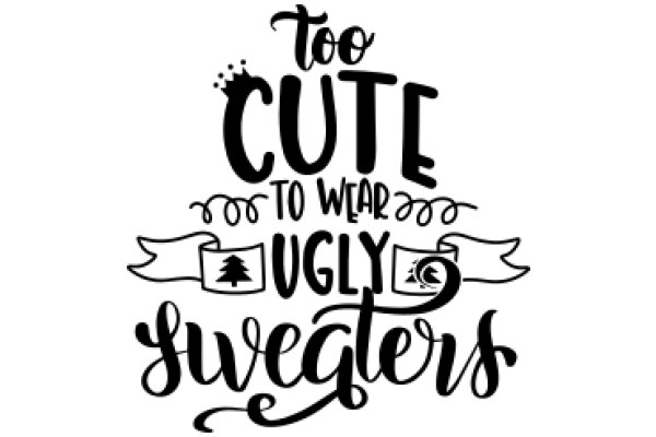 Too Cute to Wear Ugly Sweaters: A Playful Guide to Fashion