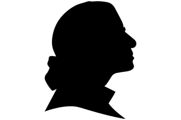 Silhouette of a Person's Head and Shoulders