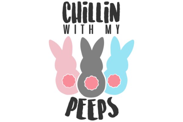 Chillin' with My Peeps: A Playful Display of Easter Bunny Love