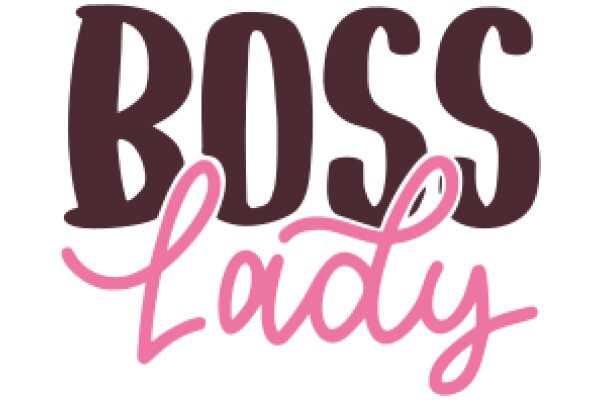 Boss Lady: A Graphic Design of a Pink Boss Lady Logo