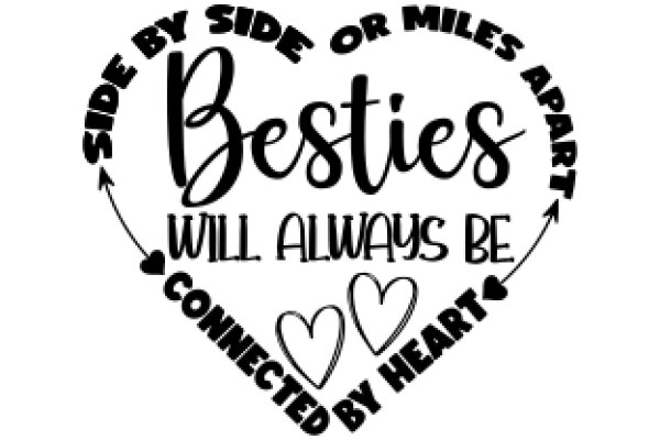 A Heartfelt Promise: Side by Side, Besties Will Always Be Connected by Heart