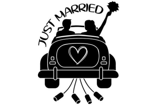 Celebrating the Joy of Marriage with a Classic Car and a Heartfelt Message