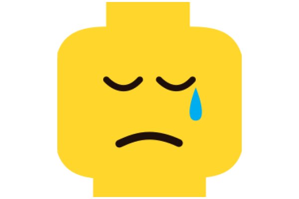 A Yellow Emoji with a Sad Expression and a Tear