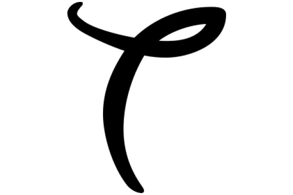 Stylized Black Letter 'T'