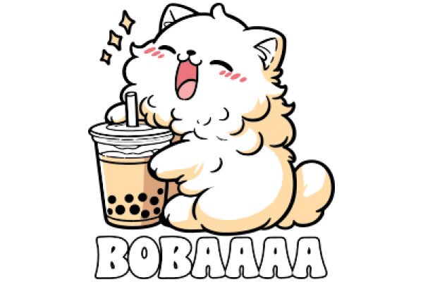 Boba the Cat's Delightful Drink Adventure