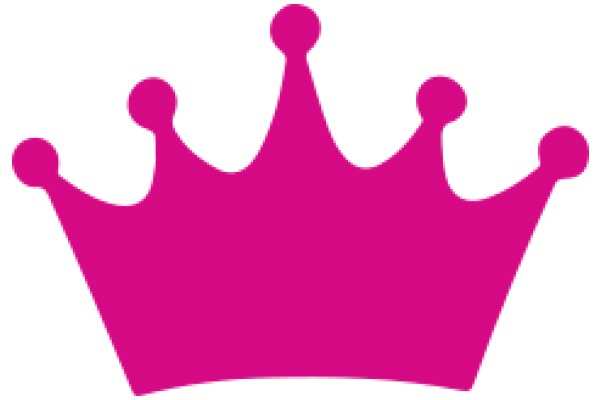 Vibrant Pink Crown Icon