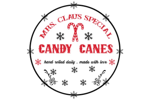 Holiday-themed Sign for Mrs. Claus' Candy Shop