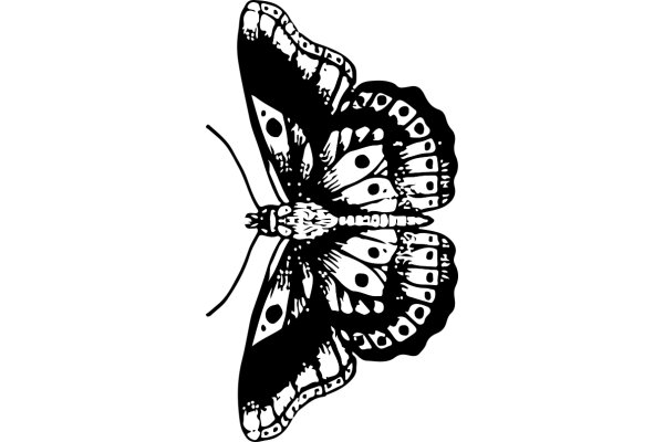 Stylized Butterfly Illustration