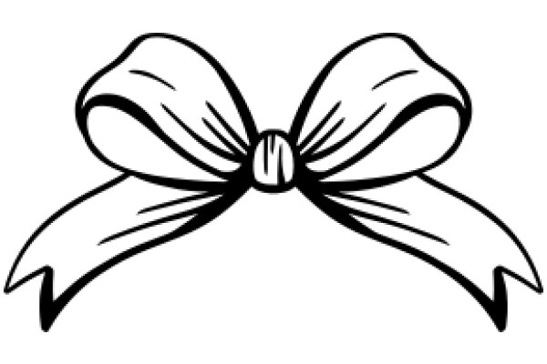 Stylized Bow with Tails