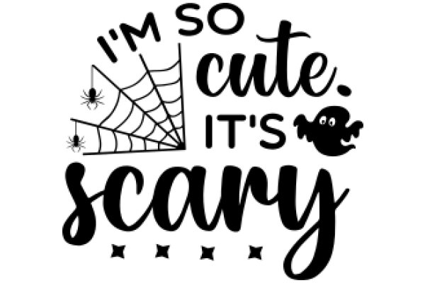 So Cute, It's Scary: A Playful Halloween-Themed Graphic