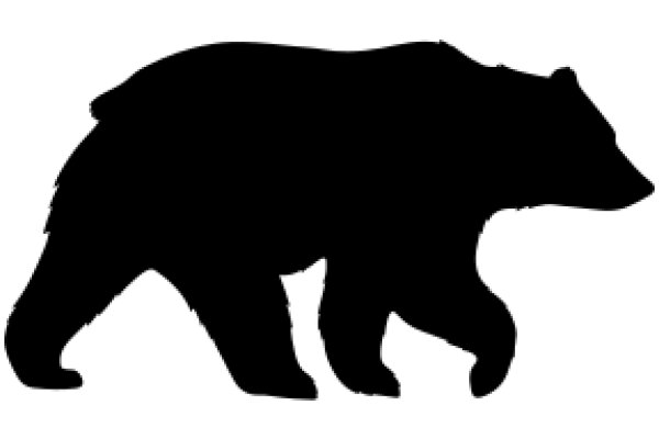 Silhouette of a Bear: A Symbol of Strength and Freedom