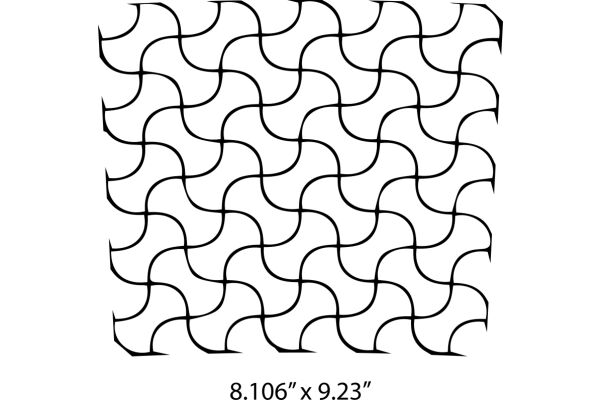 Abstract Pattern with a Mathematical Description