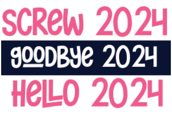 Celebrating the End of 2020 with a Pink and Black Sign