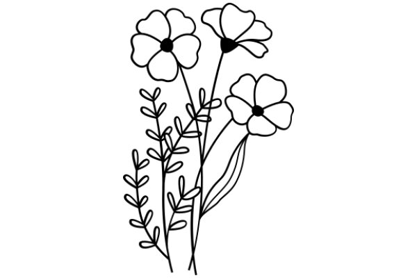 Flower Illustration: A Simple yet Elegant Artwork