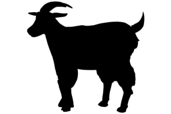 Silhouette of a Ram: A Symbol of Strength and Courage