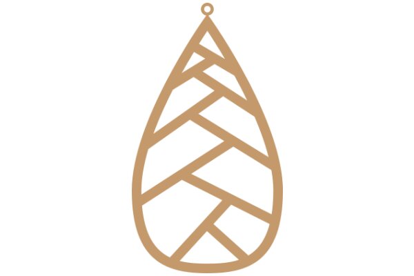 Stylized Brown Tree Icon