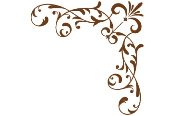 Elegant Artwork: A Decorative Letter 'T' with Intricate Designs