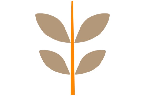 Simplistic Design: A Minimalist Logo of a Plant