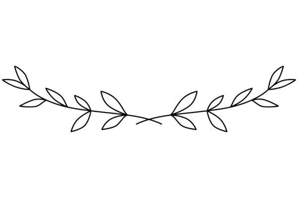 Stylized Leaf Design