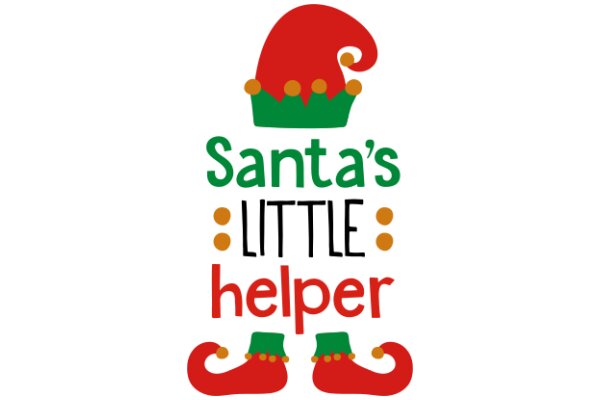 Santa's Little Helper: A Festive Logo for the Holiday Season