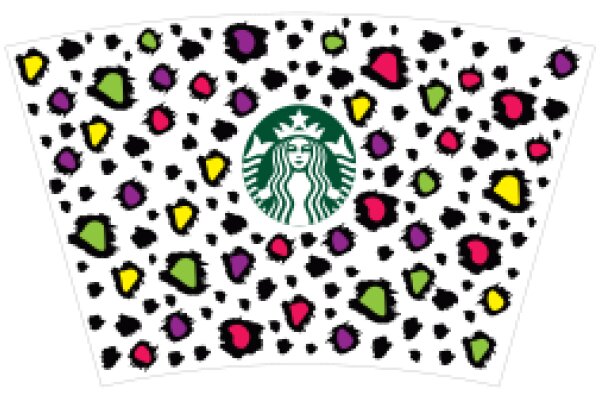 Starbucks Coffee Cup with Vibrant Leopard Print Design