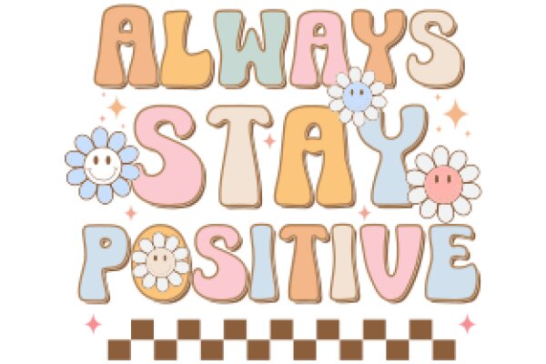 Always Stay Positive: A Colorful Affirmation Poster