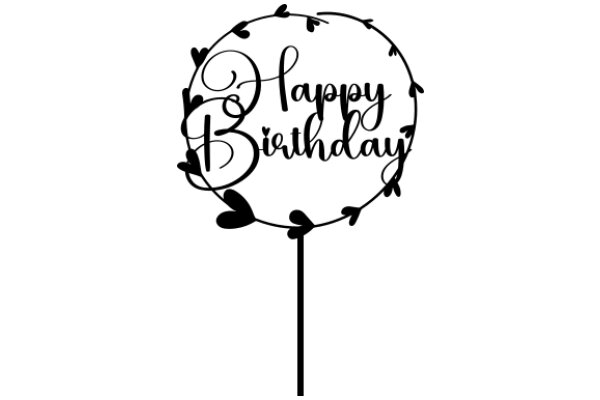 Wishing You a Happy Birthday with This Charming Sign!