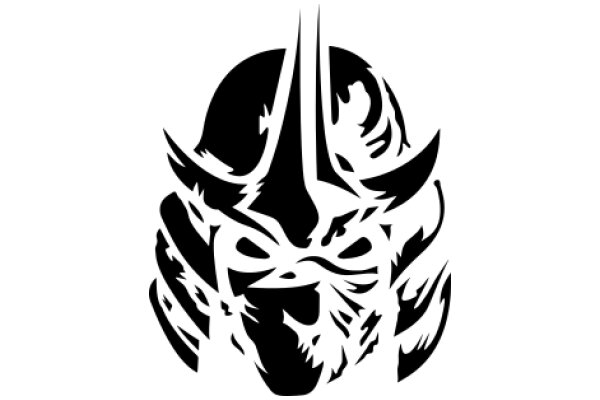 Stylized Design of a Helmet with a Face-like Pattern