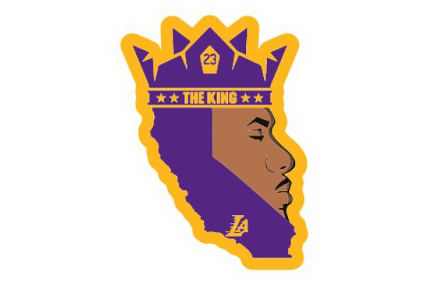 The King of Los Angeles: A Stylized Tribute to LeBron James