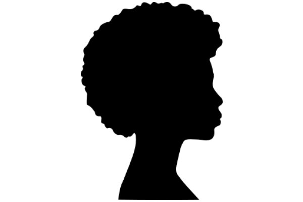 Silhouette of a Person's Head and Shoulders