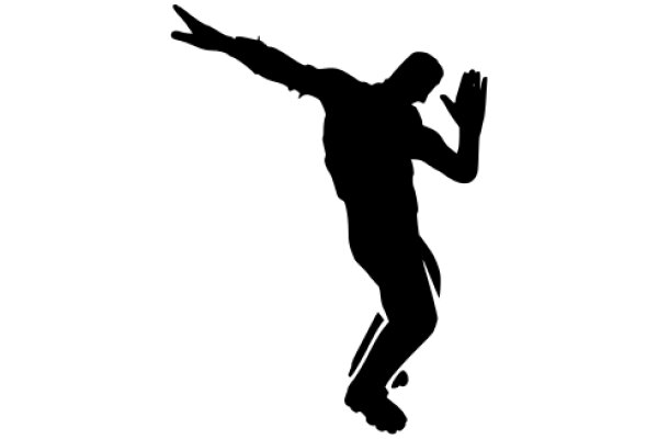 Silhouette of a Dancer in Motion