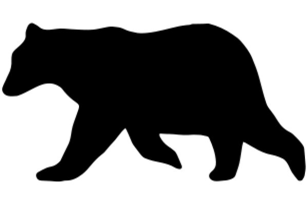 Silhouette of a Bear: A Symbol of Strength and Wisdom