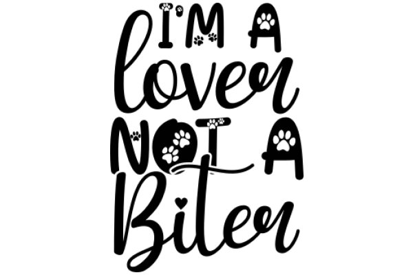 A Playful Affirmation: I Am a Lover Not a Biter