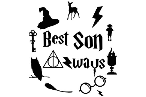 A Collection of Iconic Symbols Representing the Best Son Always