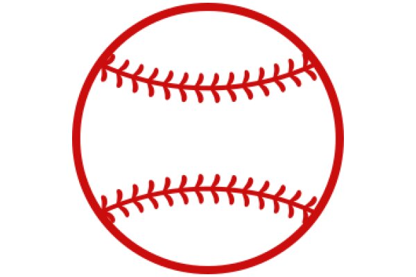 A Red Baseball Logo