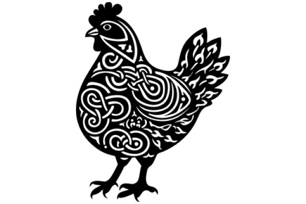 Stylized Rooster Design